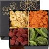 Valentines Day Dried Fruit Gift Basket - 4 Variety Assortment - Gourmet Dried Fruit, Snack Box, In An Elegant Gift Box, Gift Set for Birthday, Sympathy, Healthy Gift Snack Box for Men and Women view 2