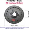 1 Piece of 19 Inch Diameter Rotary Scrub Brush Fit Emotor-300X Scrubber Machine (19 Inch Medium Duty(300X-0.5)) view 2