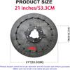 21 Inch Diameter Rotary Scrub Brush Fit for Emotor 500X Riding Floor Machine-Medium Brush (21 Inch Medium Duty(500X-0.5)) view 2