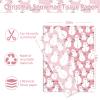 100 Sheet Christmas Tissue Paper Pink Snowman Gift Wrapping Paper Winter Xmas Decorative DIY Art Craft Paper for Home Party Gift Bouquet Decor, 13.7 x 19.6 Inch view 2