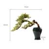 Artificial Bonsai Bonsai Tree Large Chinese Artificial Bonsai Tree Living Room Office Desktop Decoration Fake Bonsai Fake Tree Home Decoration Plant Potted with Ceramic Flowerpot for Home Office view 2