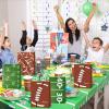 16pcs Football Goodie Bags for Boys - Handle Football Paper Bags for Kids Birthday Party Supplies view 2