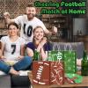 16pcs Football Goodie Bags for Boys - Handle Football Paper Bags for Kids Birthday Party Supplies view 3