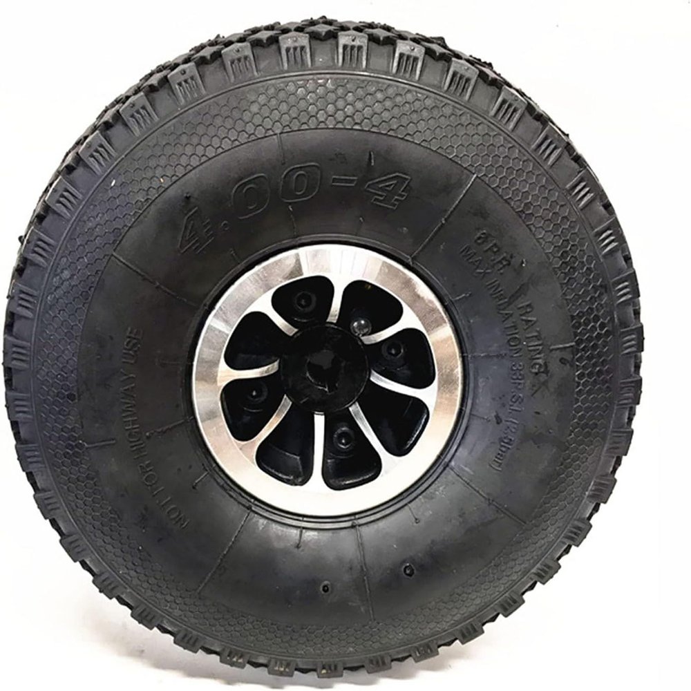 12inch Mobility Scooter Tyres, 4.00-4 Replacement Inner Outer Tire for Mobility Scooter, Wheelchair, Pneumatic Tyre Electric Wheelchair Tires Replacement (Color : 1pcs)