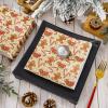 100 Pack Christmas Paper Napkins Gingerbread Man Candy Cane Snowflake Disposable Luncheon Dinner Napkins Xmas Winter Decorative Napkin for Home Kitchen Party, 6.5 x 6.5 Inch view 3