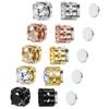 Cigmag Magnetic Earrings for Women - Acupressure Earrings Ultra Strength Magnets - Diamond Non Piercing Set with Present Box (Five Pairs) view 1