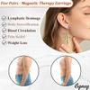 Cigmag Magnetic Earrings for Women - Acupressure Earrings Ultra Strength Magnets - Diamond Non Piercing Set with Present Box (Five Pairs) view 2
