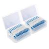 Layhou 400PCS Interdental Brushes Double-Ended Silicone Toothpick Dual-Ended Dental Floss Pick with Silicone Bristles Disposable Dental Brushes Between Teeth view 1