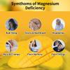 90 CT Magnesium Glycinate Gummies 1000mg - Sugar Free Magnesium Potassium Supplement with Vitamin D, B6, CoQ10 for Calm Mood & Sleep Support - 90 Mango Pineapple Gummies view 3