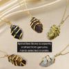 Amazing Gemstone Pack of 11 Raw Crystal Necklace - Raw Healing Crystal Necklace for Teen Girl Gifts - Golden Jewelry for Women view 3