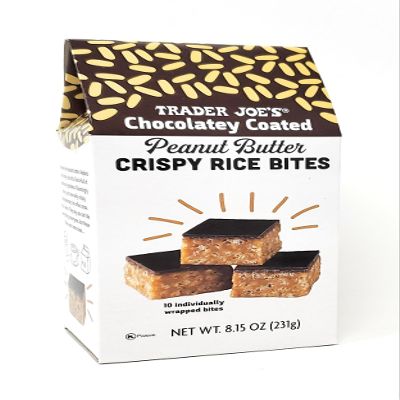 Chocolate Coated Peanut Butter Crispy Rice Bites 8.15 oz/231g (Pack of 1) by Trader Joes