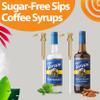 Coffee Syrup Winter Flavors Variety Pack - Sugar Free Brown Sugar Cinnamon and Peppermint Syrups for Coffee with 2 Jimoco Syrup Pump Dispenser Compatible with 25.4 Ounces Syrup Bottle for Brown Sugar Cinnamon and Peppermint Flavored, Italian Soda, La view 2