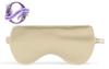 ASUTRA Silk Eye Pillow for Sleep, Champagne - Filled w/Lavender Buds & Flax Seeds, Weighted Eye Mask, Meditation & Light Blocking Blindfold, Cooling Gel Mask Included view 4