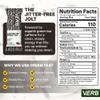 Verb Caffeinated Energy Bars Cookies & Cream (26g, Pack of 16) 110-Calorie Delicious Low Sugar Energy Bar - Vegan Gluten Free On-the Go Snack with 80mg Green Tea Caffeine, Only Real-Food Ingredients view 2