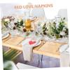ABOOFAN Chic Heart Pattern Dinner Napkins Disposable Napkins Disposable Heart for Party Banquet view 4