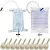 Condom Catheter External self Sealing Set 10pcs Male Condom Catheter 1pcs 500ml Leg Bag 1pcs 2000ml Drainage Bag(35mm/1.38inch) view 1
