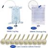 Condom Catheter External self Sealing Set 10pcs Male Condom Catheter 1pcs 500ml Leg Bag 1pcs 2000ml Drainage Bag(35mm/1.38inch) view 2