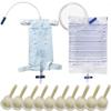 Condom Catheter External self Sealing Set 10pcs Male Condom Catheter 1pcs 500ml Leg Bag 1pcs 2000ml Drainage Bag(30mm/1.18inch) view 1