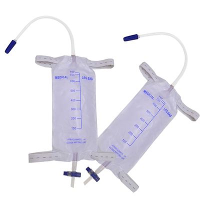 10 Pack Catheter Leg Bag Urinary Drainage Bag(750ML)