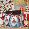 FYCFSLMY Happy Christmas Christmas Gift Bag, Drawstring Bag Stocking Storage Sack Present Xmas Gift Party Favors Bags view 4