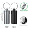 Portable Ear Plug Carrying Case, Urekt Waterproof Metal Earplug Case Keychain Container Holder2 Pack view 2