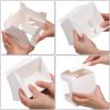 AVLA 50 Pack Gift Boxes for Sublimation Mugs, 4.3x4.3x5'' Small White Packaging, 12OZ 15OZ Transparent Cups Wrapping With Clear View Window, Cupcake Christmas Ornament Box for Wedding view 3