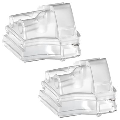 2 Packs Replacement Cleanable Water Chamber 37299 for AirSense 10 & AirCurve 10, FSA/HSA Eligible, Perfect Fit & Reliable Seal Water Tub for Durable Use, Great-Value Replacement Supplies by Everness