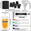17 Pcs Urine Test Complete Kit Includes 5 Transparent Bags,10 Adhesive Temperature Test Strips,Filling Funnel47" Adjustable Hidden Leg Straps,Portable Travel Urine Test Bag view 2