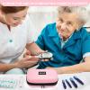 Gosemai TSA Approved Insulin Cooler Travel Case Medication Cooler for Travel with Thermometer Temperature Display Diabetic Medication Organizer Medical Travel Cooler Bag with 2 Ice Pack view 3