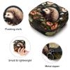 RODAILYCAY Tampons Holder for Purse, Portable Feminine Menstruation Pad Holder, Hedgehog Cute Sanitary Napkin Storage Bag for Women view 3