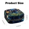 RODAILYCAY Tampons Holder for Purse, Portable Feminine Menstruation Pad Holder, Starry Sky and Plants Cute Sanitary Napkin Storage Bag for Women view 2