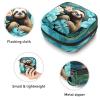RODAILYCAY Sanitary Napkin Storage Bag for Feminine Pads, First Period Kit for Women, Cute Sloth Portable Menstrual Period Sanitary Pouch view 3