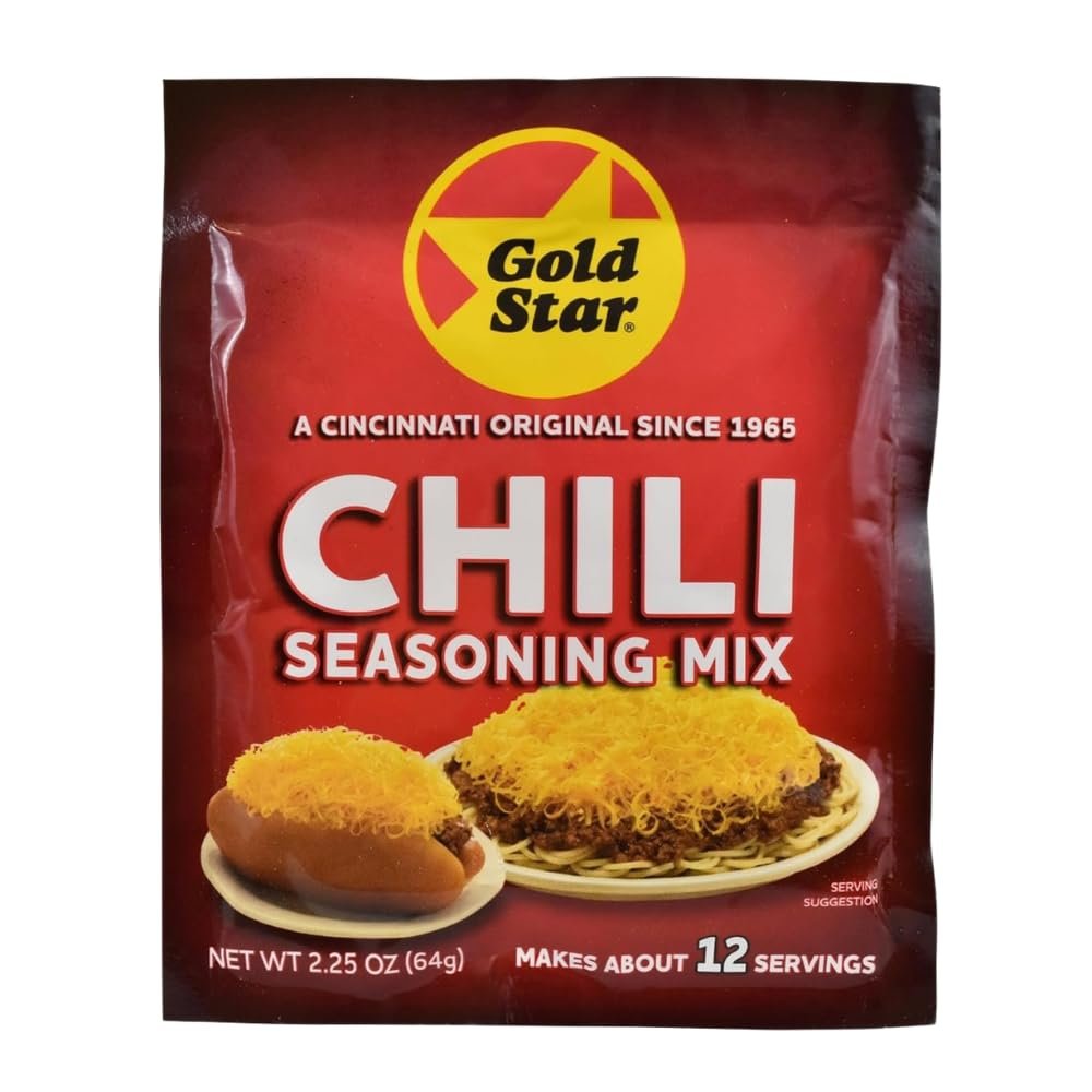 Gold Star Chili Cincinnati Style Original Chili Seasoning, 2.25 Ounces (Pack Of 20)