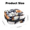 RODAILYCAY Plant Flower Menstrual Pad Purse for School, Tampons Collect Pouch for Women Girls, Soft Sanitary Napkin Disposal Bags view 2