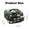 RODAILYCAY Sanitary Napkin Storage Bag, Zipper Period Pouch for Teen Girls Women, Portable Menstrual Tampons Collect Bags Panda view 2