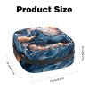 RODAILYCAY Horse Menstrual Pad Purse for School, Tampons Collect Pouch for Women Girls, Soft Sanitary Napkin Disposal Bags view 2
