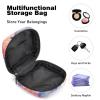 RODAILYCAY Sanitary Napkin Storage Bag for Women Cute, Feminine Menstruation Pad Holder for Period, Portable Zipper Menstrual Pad Bags Clouds view 4
