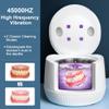 Ultrasonic Cleaner for Dentures Aligners Retainer Ultrasonic Cleaning Machine 45kHz Ultrasonic 304 Stainless Steel Small and Portable for Jewelry,Watch Band,Makeup Brush view 2