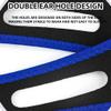 Adjustable Anti-Snoring Chin Strap - Chin Strap for Snoring - Chin Straps to Keep Mouth Closed While Sleeping, Breathable and Effective (Blue) view 3