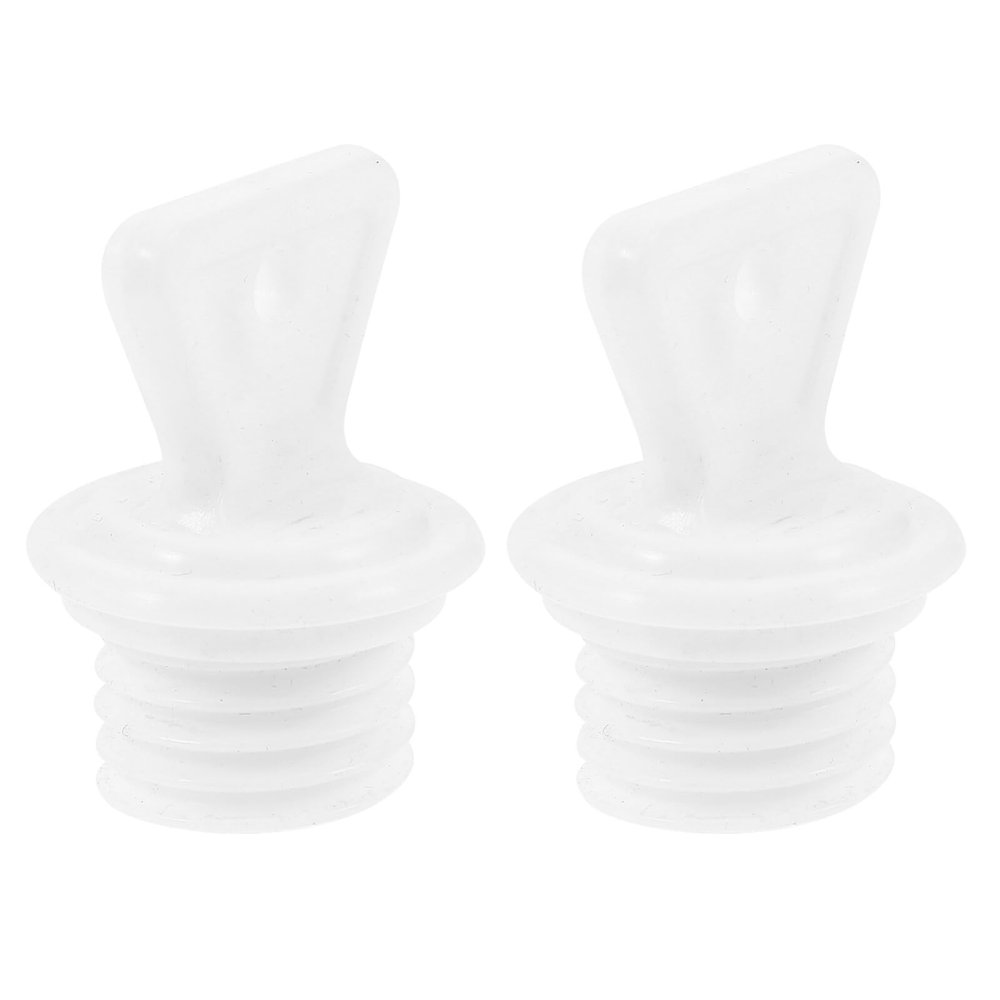 Abaodam 2pcs Hot Water Bottle Caps Rubber Hot Water Bag Stoppers Sealing Plugs 1.77x1.38 Inch Replacement for Hot Water Sack Water Jug