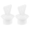 Abaodam 2pcs Hot Water Bottle Caps Rubber Hot Water Bag Stoppers Sealing Plugs 1.77x1.38 Inch Replacement for Hot Water Sack Water Jug view 1