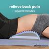 Acemend Neck & Back Stretcher Refresh Neck & Back Stretcher Posture Corrector Lumbar Back Stretcher for Lower Back Pain Relief Adjustable Sciatica Pain Relief Device Lower Back Upper Back (Blue) view 4