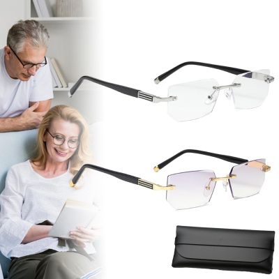 BJYH Intelligent Reading Glasses,Reading Glasses, Intelligent Dual Focus Reading Glasses (2PCS,1.5X)