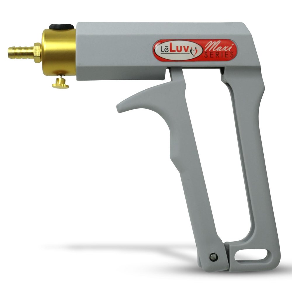 LeLuv Vacuum Pump Maxi Ergonomic Handle with Release Valve Gray