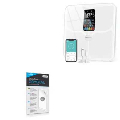 BoxWave Screen Protector Compatible with ABLEGRID Digital Smart Bathroom Scale - ClearTouch Crystal (2-Pack), HD Film Skin - Shields from Scratches