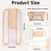 Castor Oil Pack Wrap, Reusable Organic Castor Oil Packs for Liver Detox, Castor Oil Pack Compress for Liver Detox with Adjustable Elastic Strap Flannel Cotton Machine Washable Anti Oil Leak (Khaki) view 2