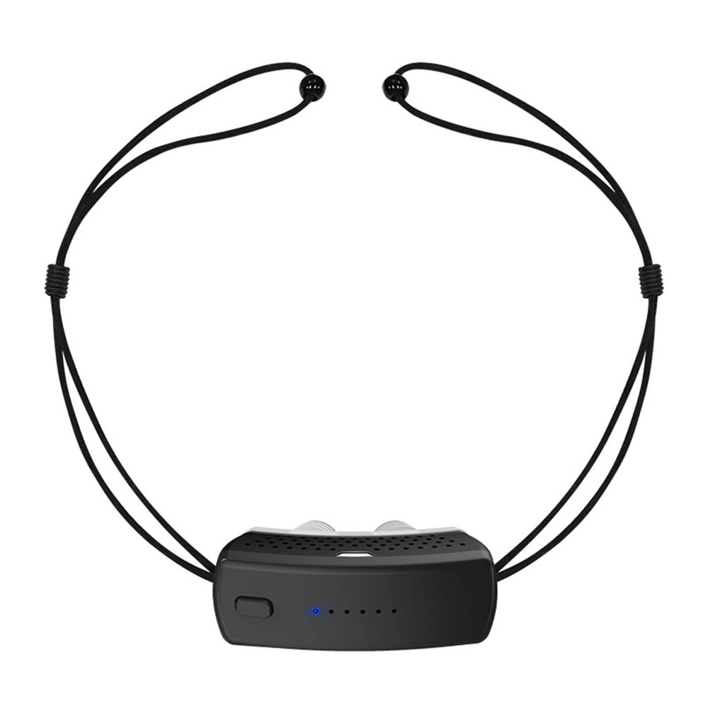 Anti Snoring Devices with Fixing Strap Electric Snore Stopper Wearable Anti-snoring Chin Massager 6-Speed Wind Adjustment Stop Snoring Improve Sleep