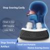 Anti Snoring Devices with Fixing Strap Electric Snore Stopper Wearable Anti-snoring Chin Massager 6-Speed Wind Adjustment Stop Snoring Improve Sleep view 2
