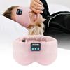 Sleep Mask Bluetooth 5.4 Headphones Soft Wireless Headband Eye Mask Blackout with Microphone (Pink) view 1