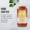 Cognac Pasta Sauce by Frik & Frak, 6-Pack, No Sugar Added, No Preservatives, Gluten Free, 36 Month Shelf Life, Artisan Small Batch Crafted Pasta Sauces, 24 Oz Jars view 3